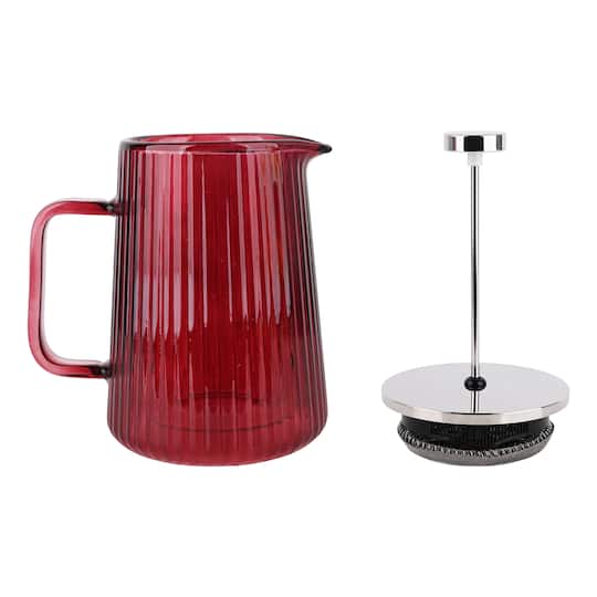 20oz. Red Glass French Press by Ashland®
